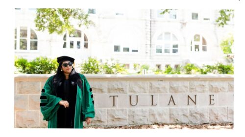 Zehra Farooq - Tulane Uni Graduation